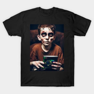 Zombie Boy portrait T-Shirt